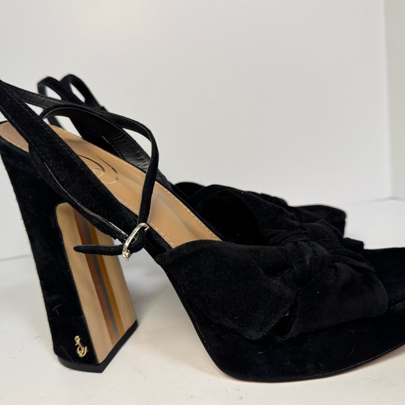 Sam Edelman Kristen Black Women's Sandals 8.5 - Picture 2 of 7